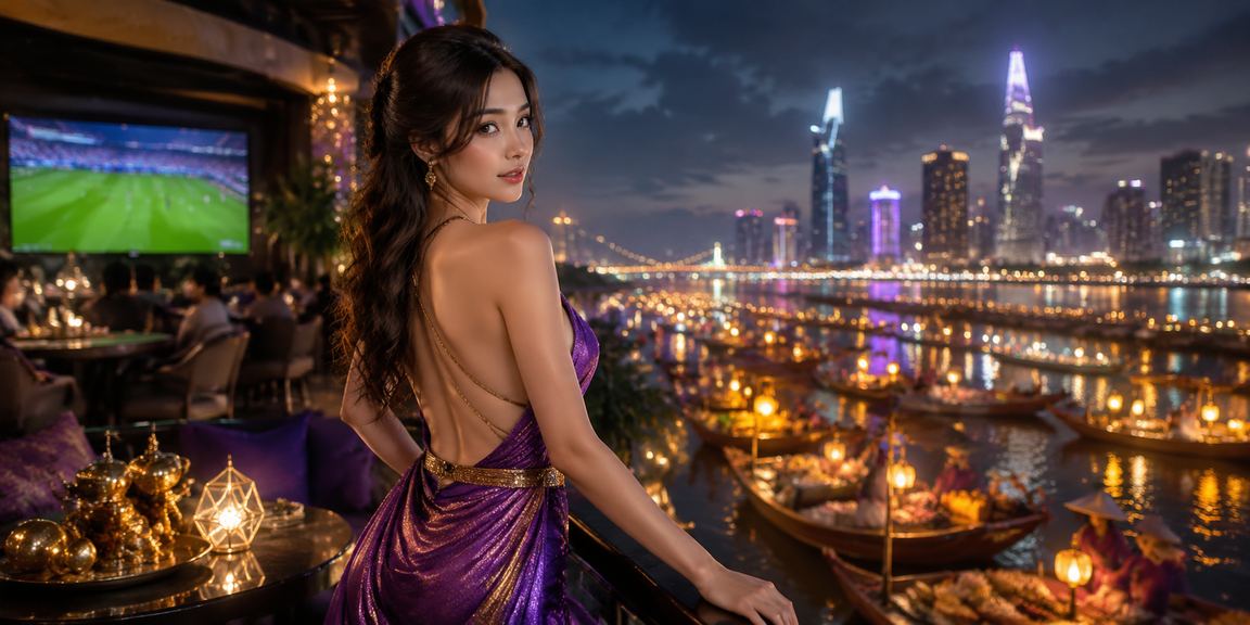 Người dùng TP. Hồ Chí Minh thực hiện giao dịch cá cược thể thao trực tuyến trên bãi biển