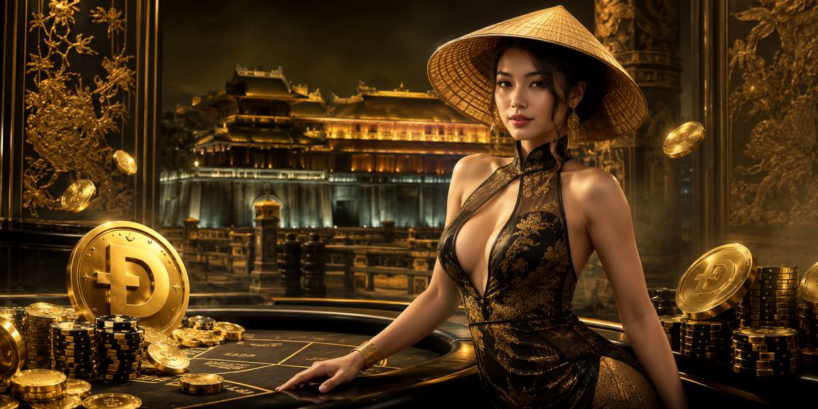 Người dân Huế với nón lá tham gia trải nghiệm giải trí casino trực tuyến