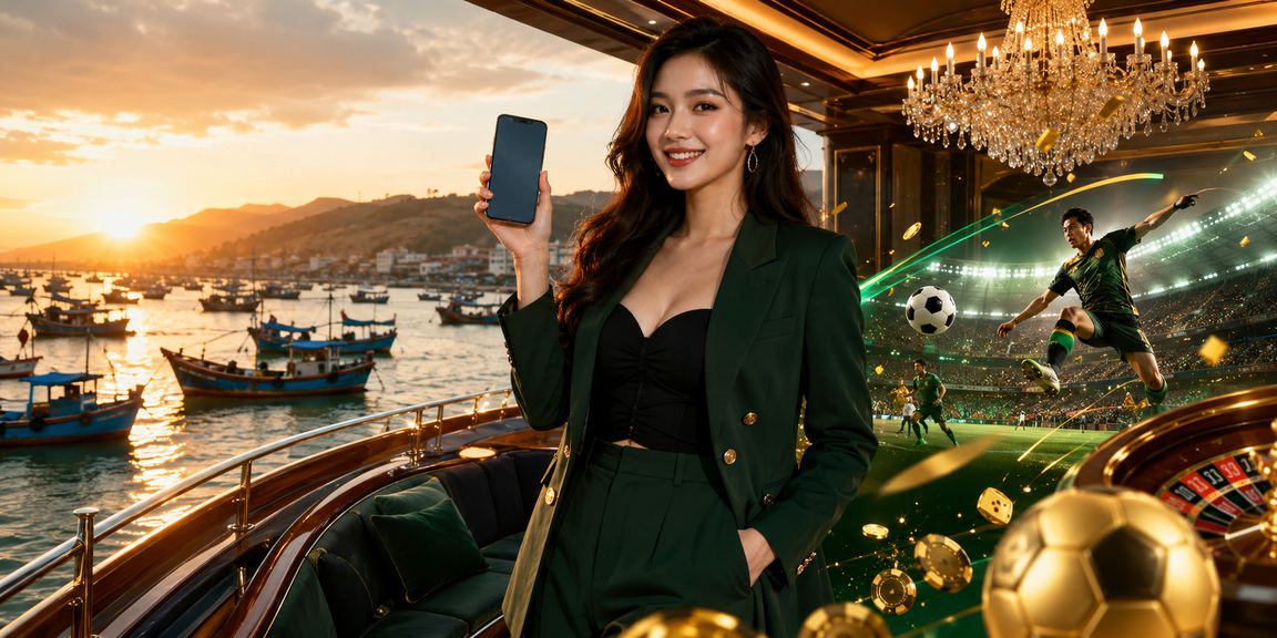 Người dùng Mũi Né đặt cược thể thao trực tuyến trên điện thoại di động bên bãi biển
